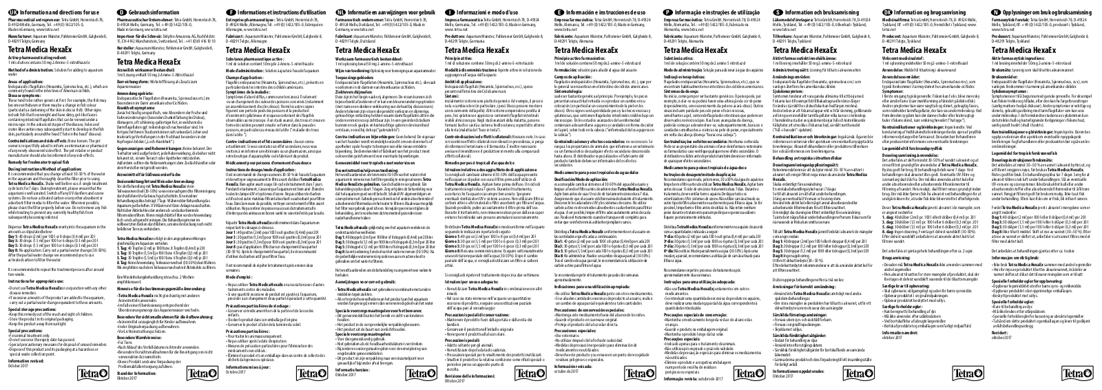 Tetra Medica HexaEx User Manual