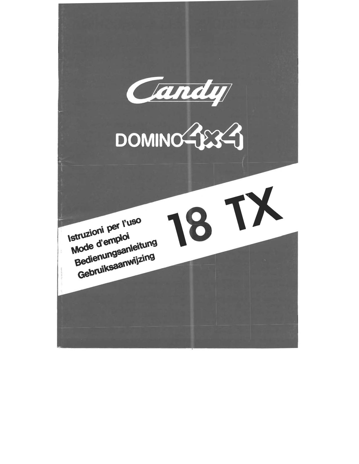 CANDY 18 TX User Manual