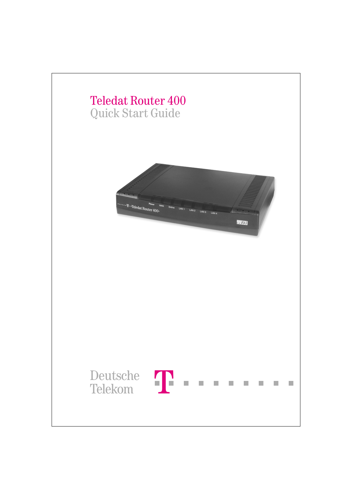 Deutsche Telekom Teledat 400 User Manual