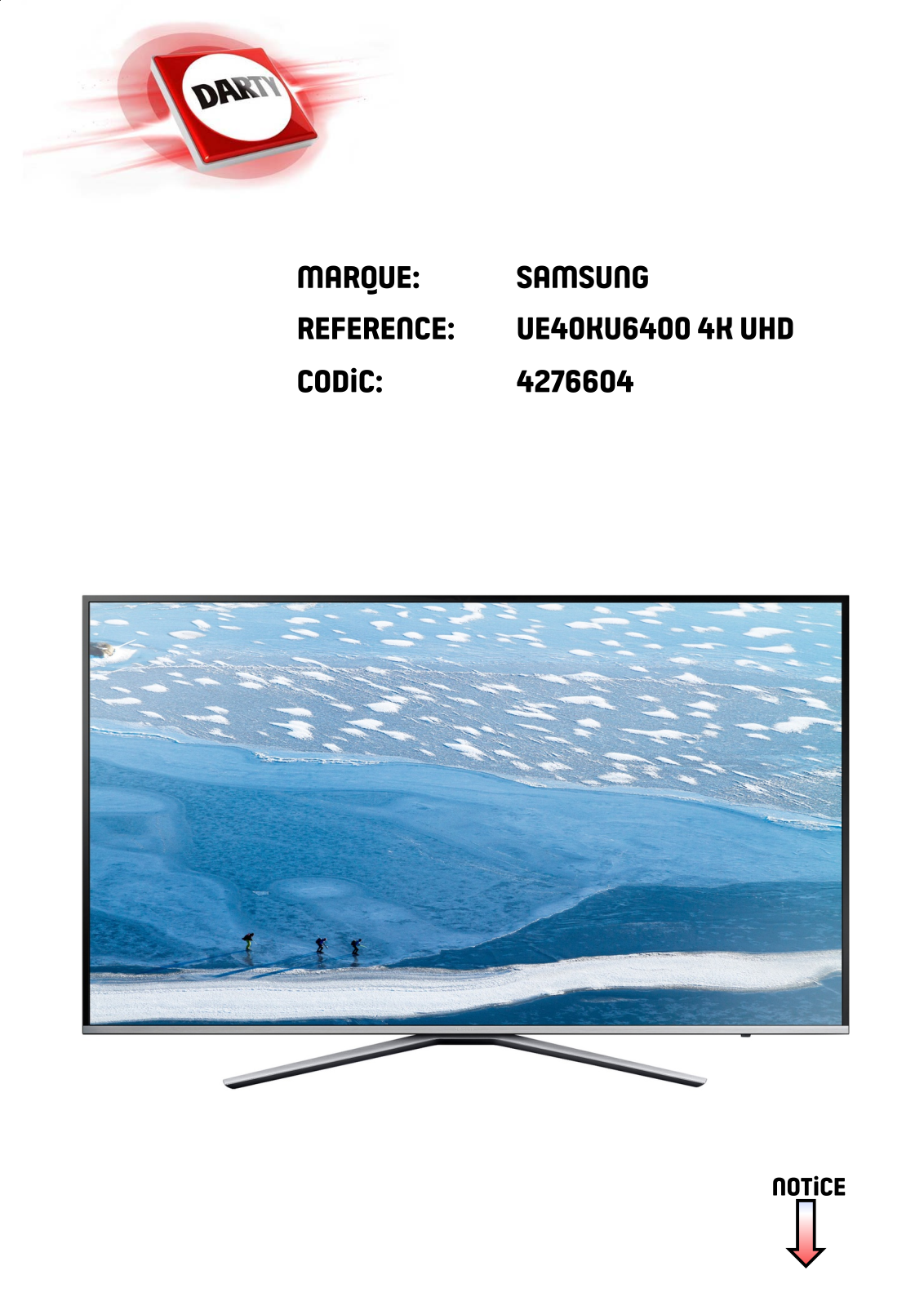 SAMSUNG 55KU6400 User Manual