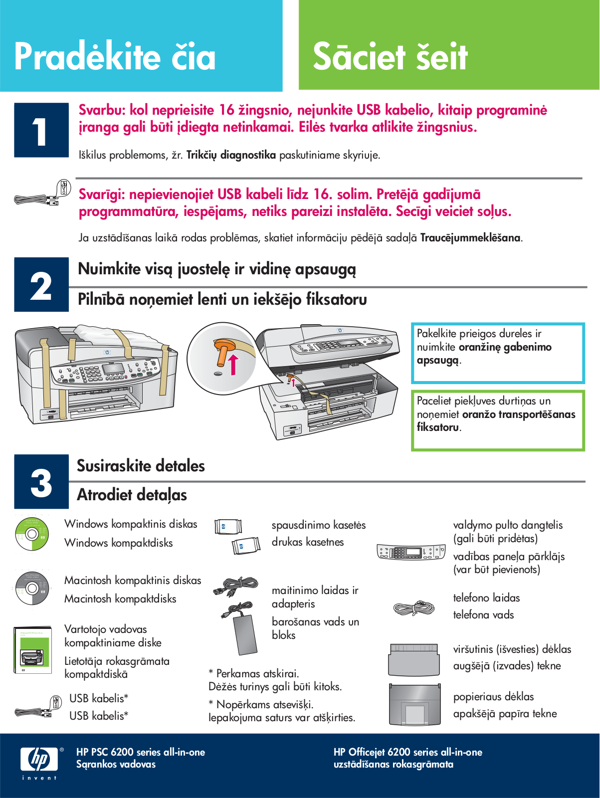 HP Officejet 6200 Setup Poster