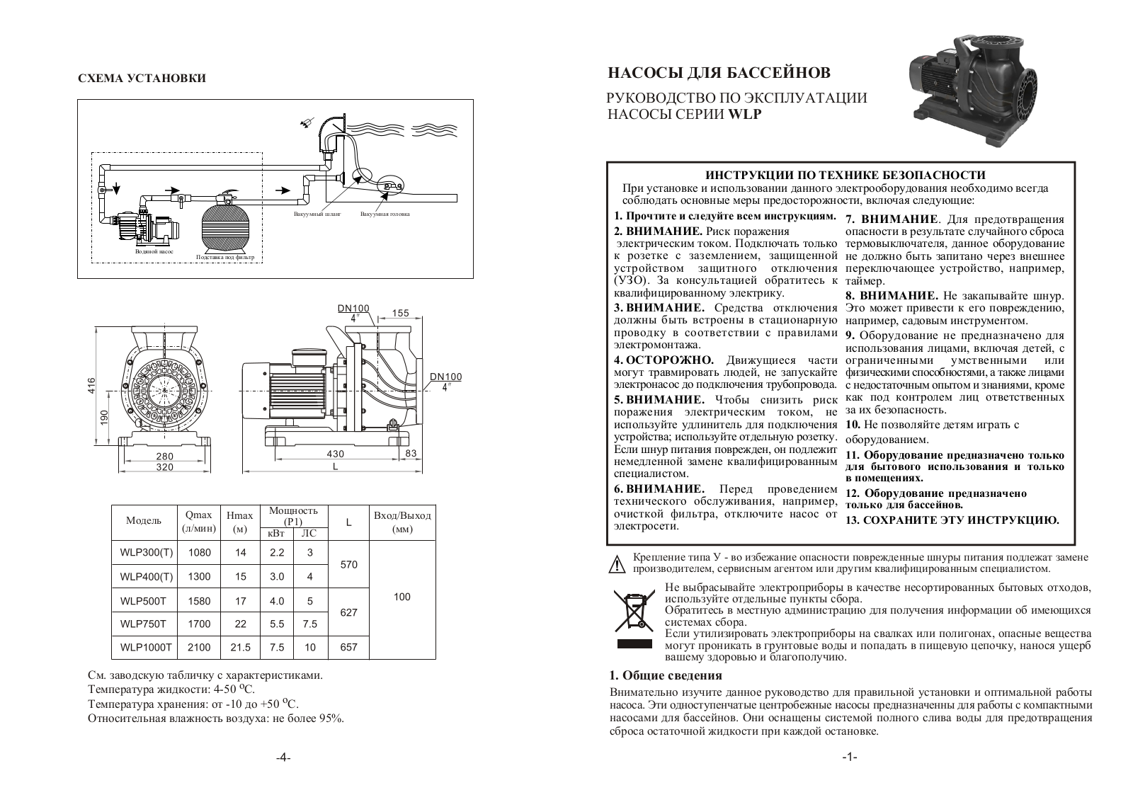 Aquaviva WLP300 User guide - ManualMachine.com