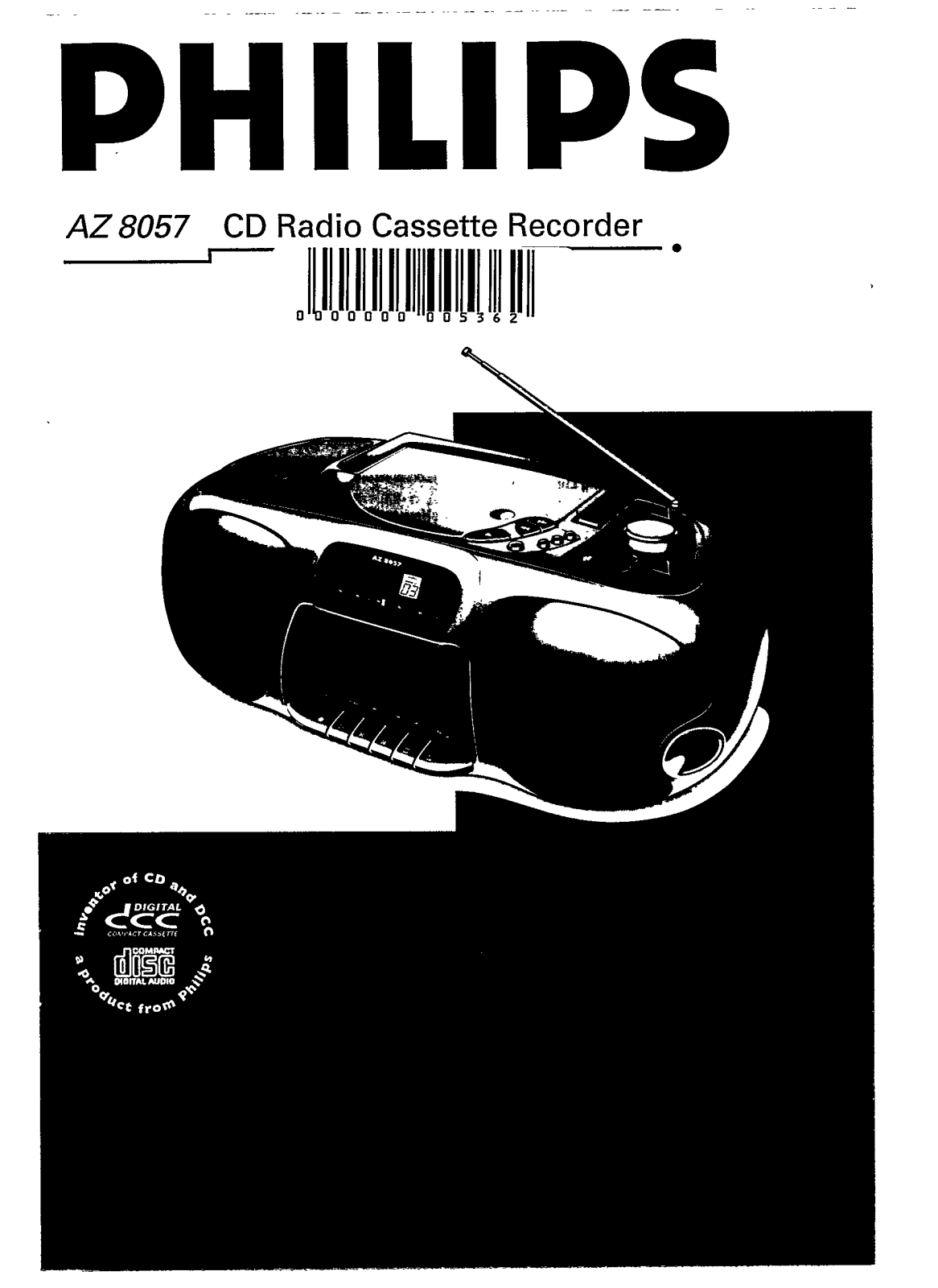 Philips AZ8057/05, AZ8057/00 User Manual