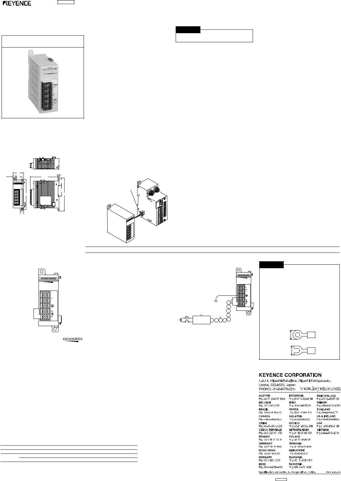KEYENCE SL-U2 User Manual