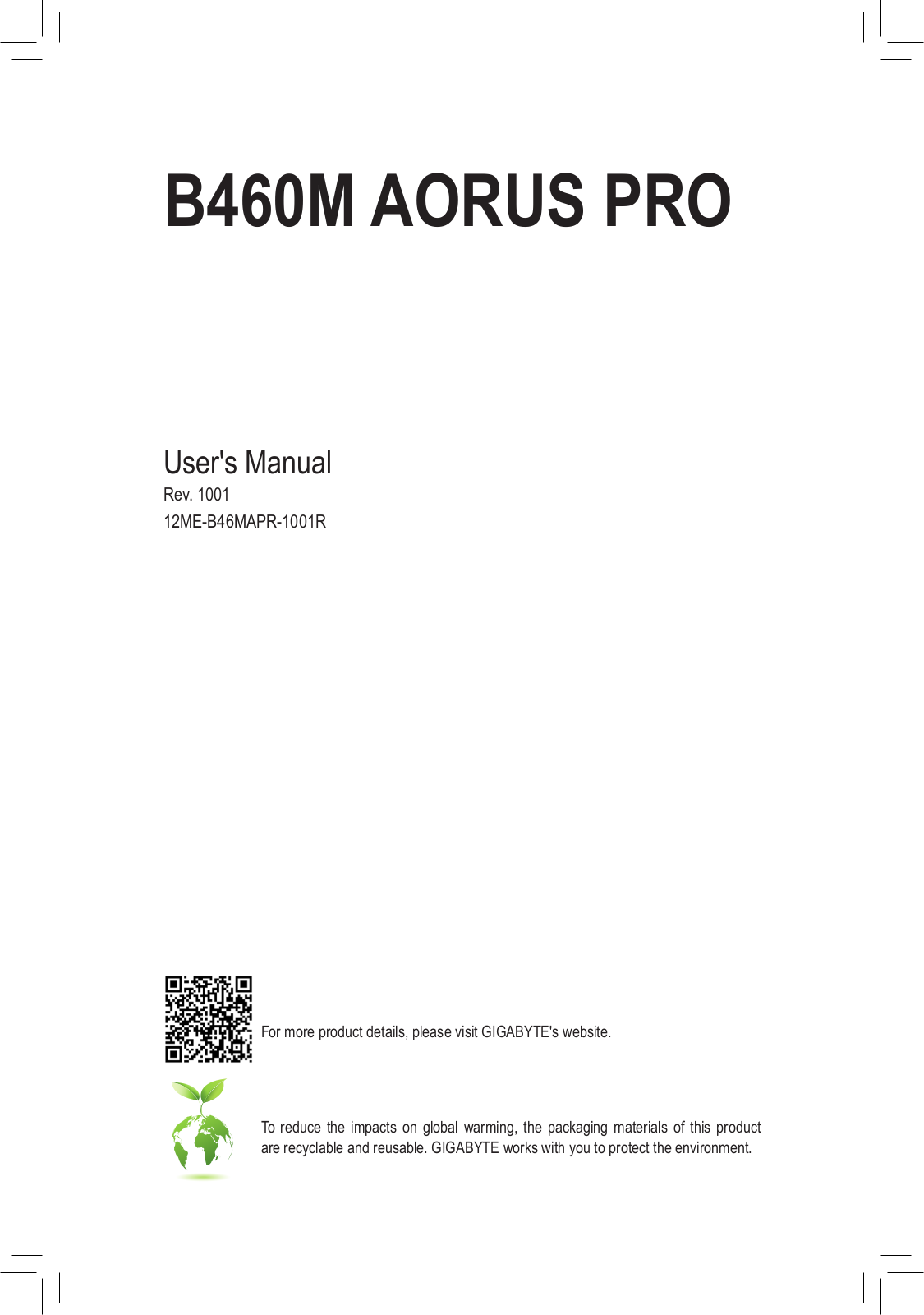 Gigabyte B460M Aorus Pro Service Manual