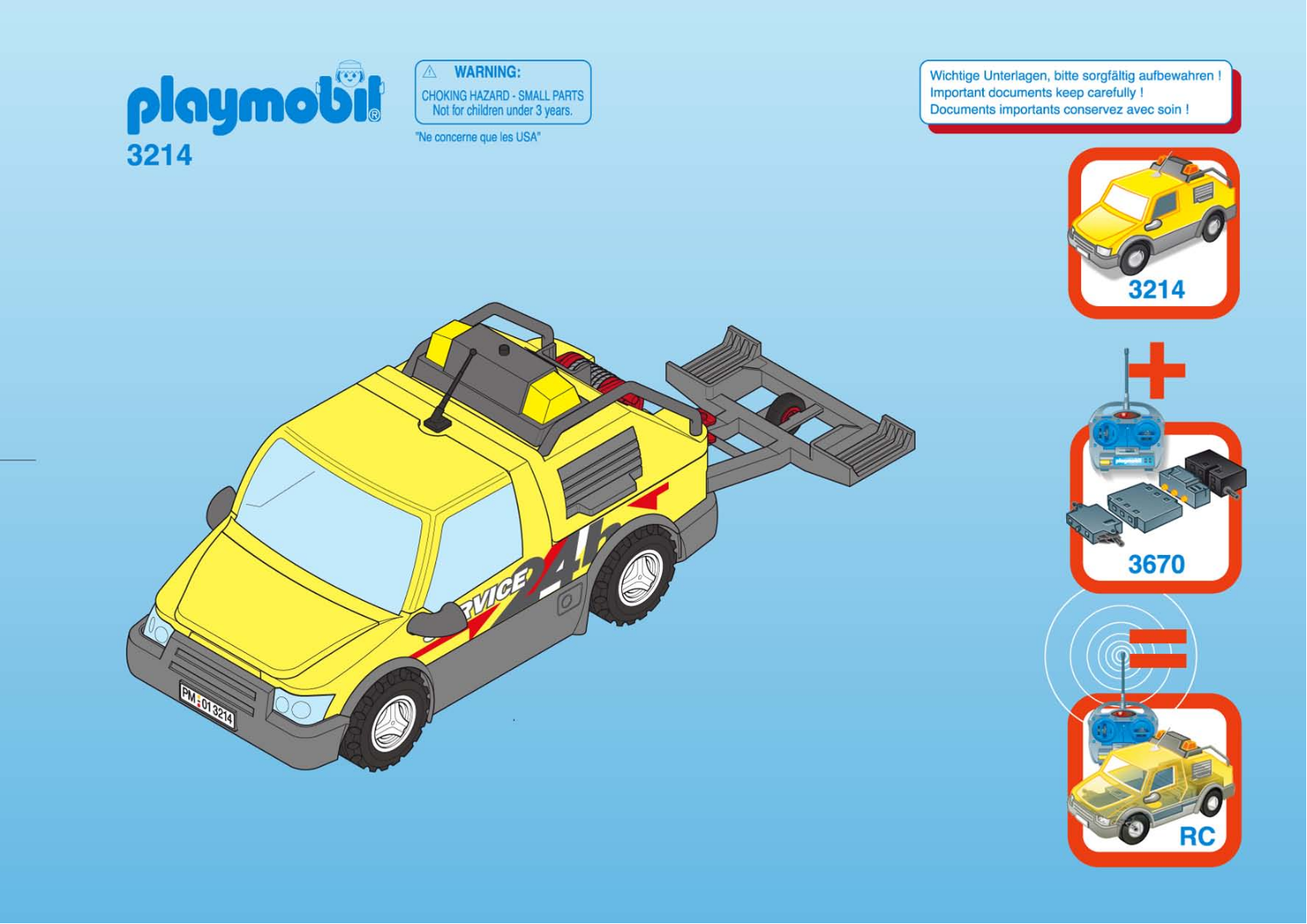 Playmobil 3214 Instructions