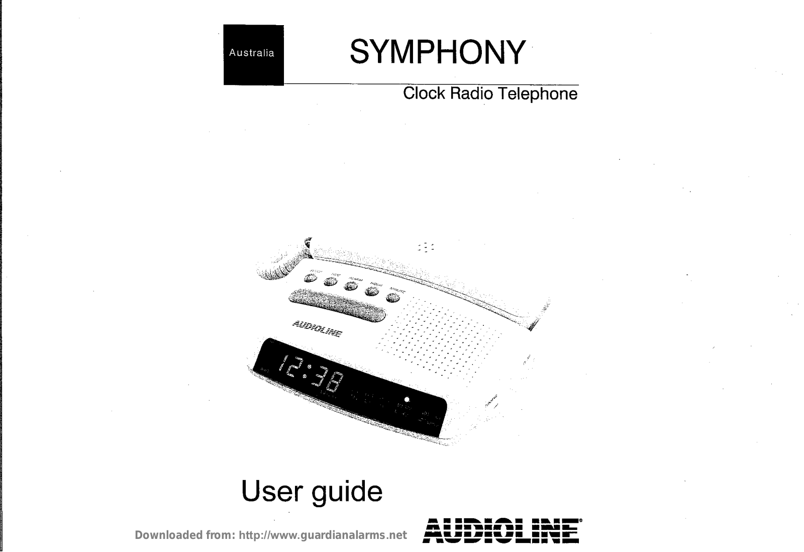 Audioline SYMPHONY User Manual