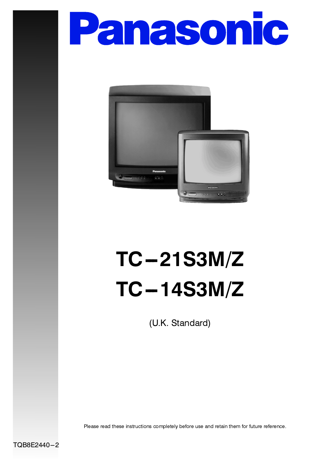 Panasonic TC-21S3MZ, TC-14S3MZ User Manual