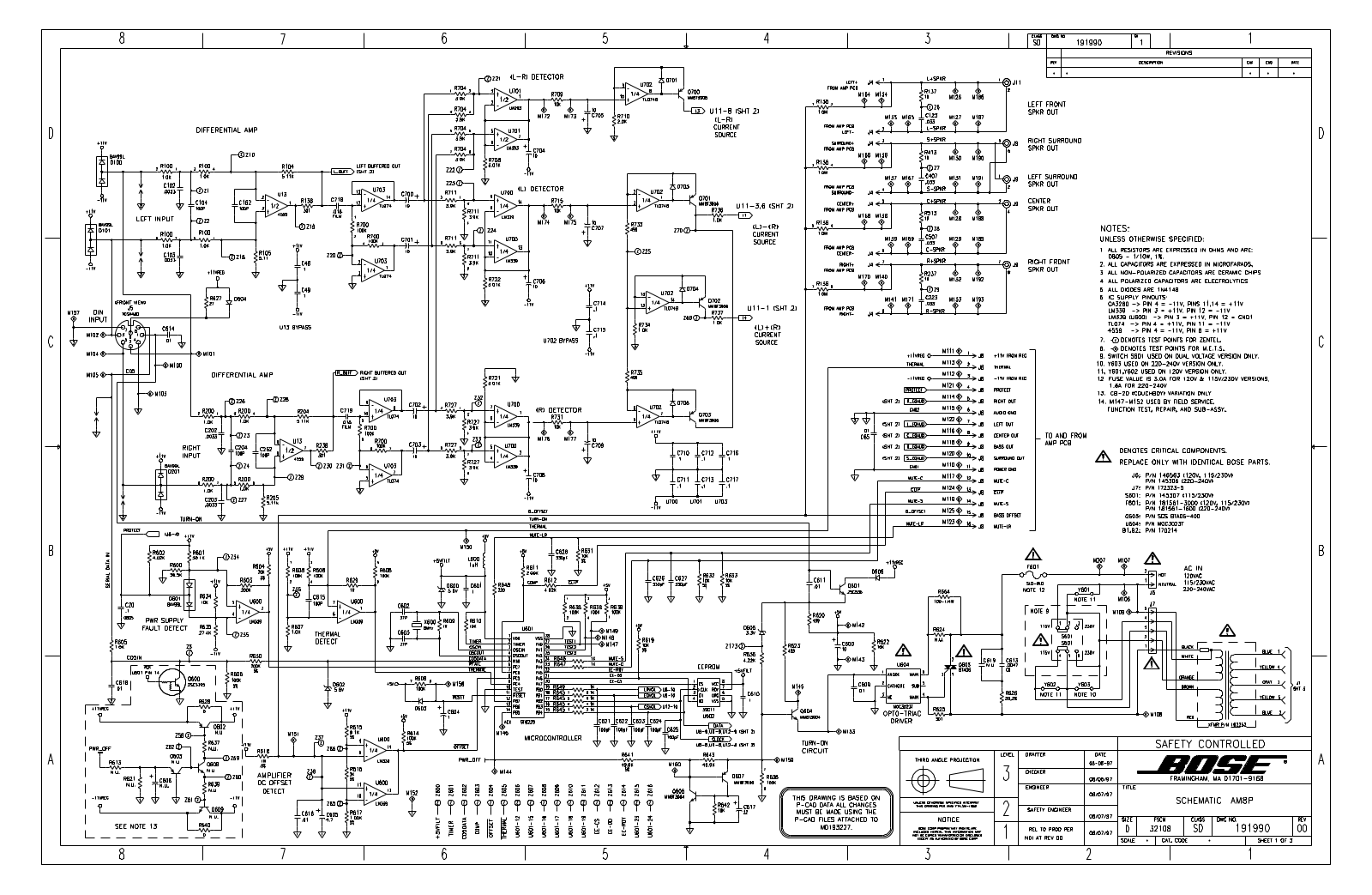 Bose AM 8P Service Manual