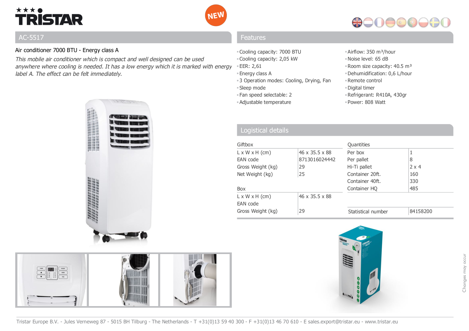 Tristar AC-5517 User Manual