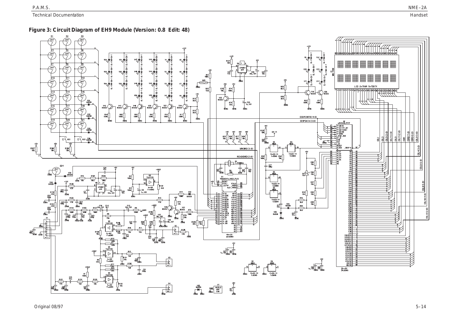 Nokia 6081 Circuit Diagram of EH 9