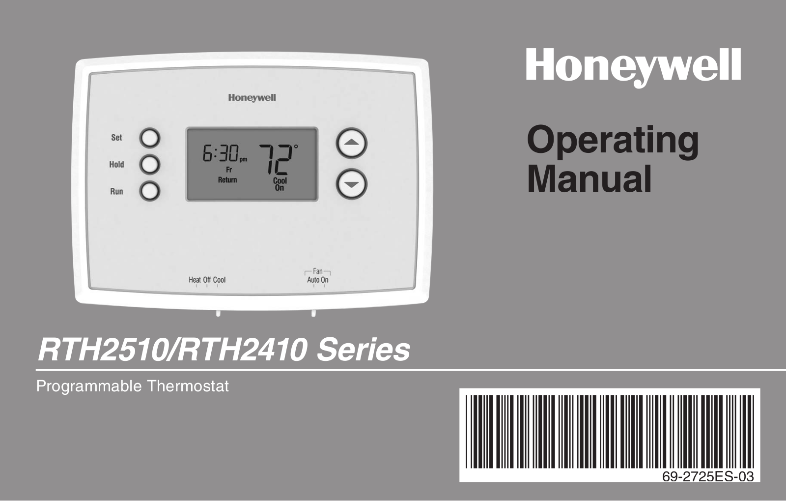 Pentax RTH2510, RTH2410, RTH2510B1018, RTH2410B1019 Operating Manual