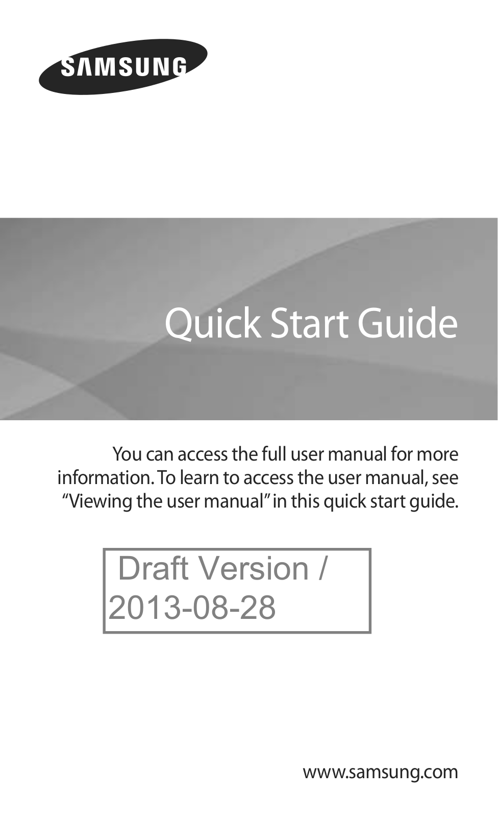 Samsung SMT801 User Manual