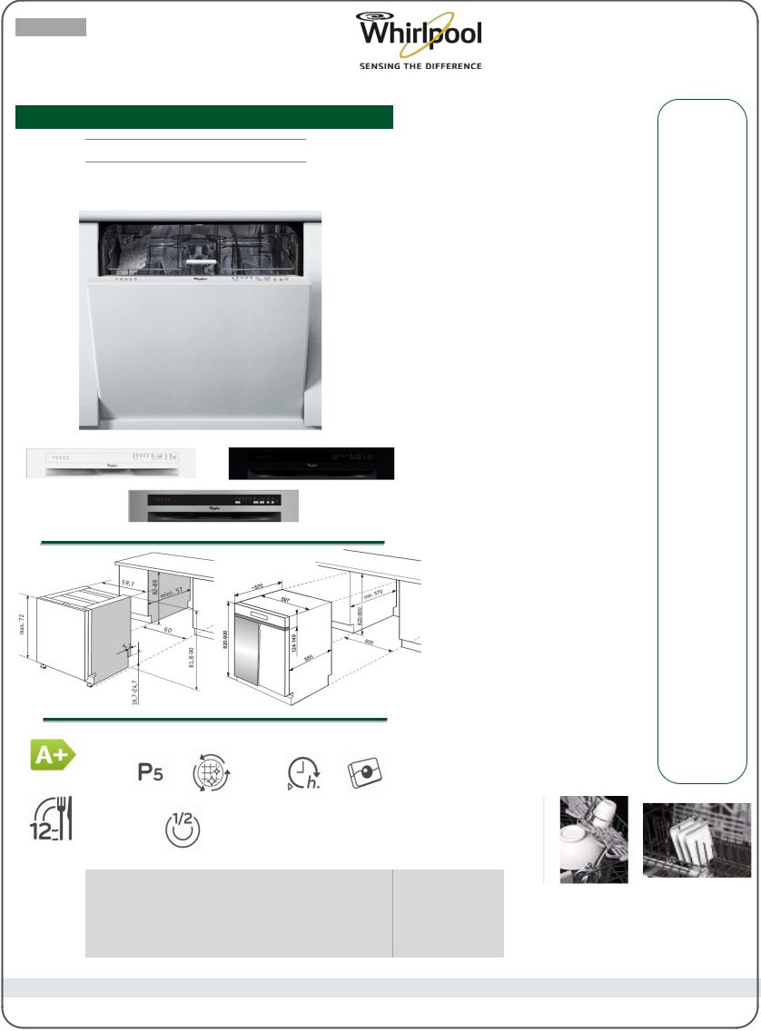 Whirlpool ADG5820A+ product sheet