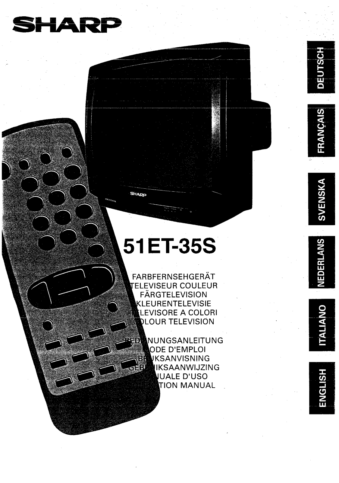 SHARP 51ET-35S User Manual