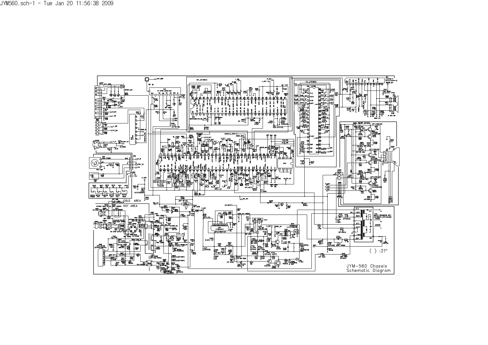 RCA STR W6756 J, JYM 560 Diagram