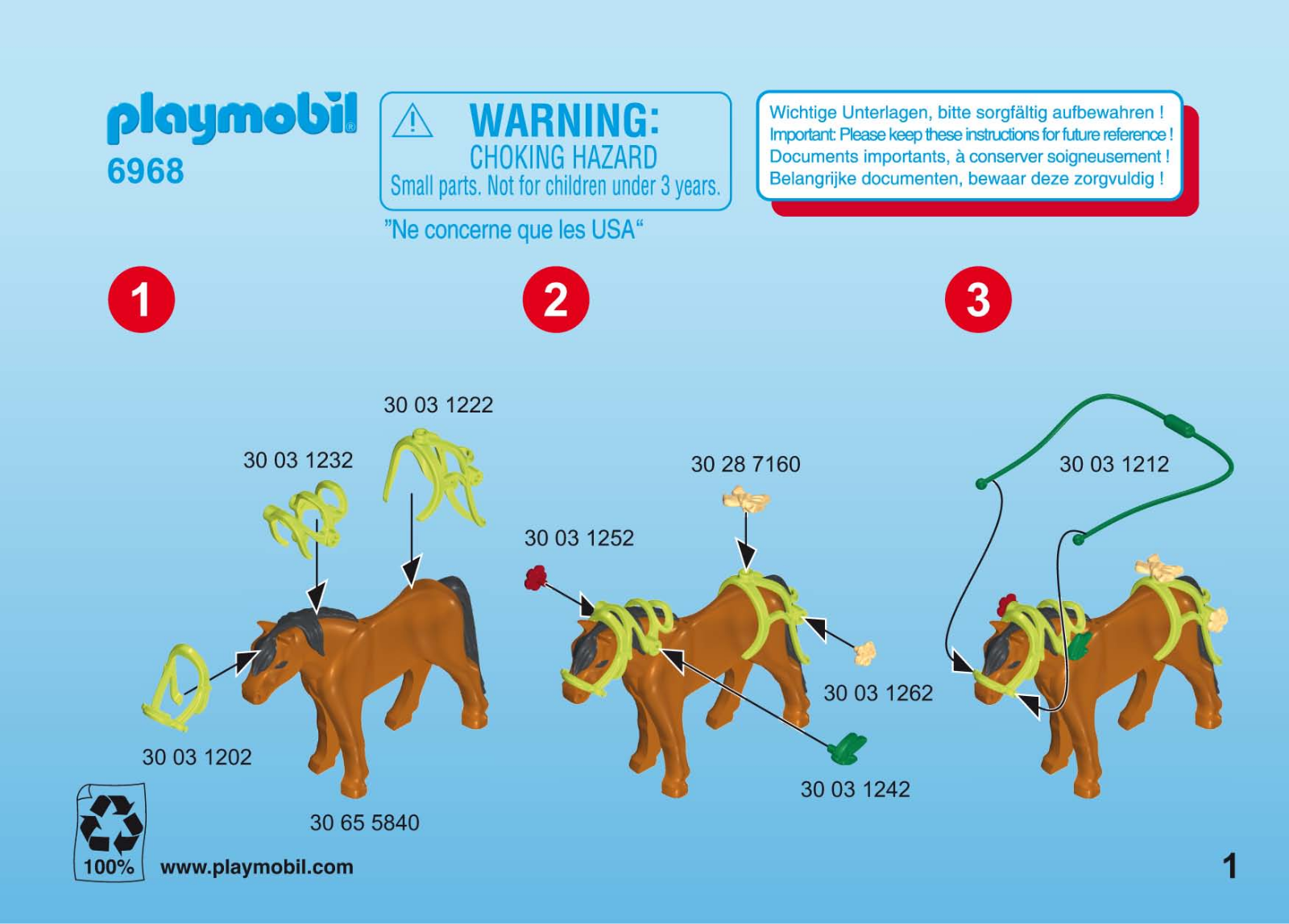 Playmobil 6968 Instructions