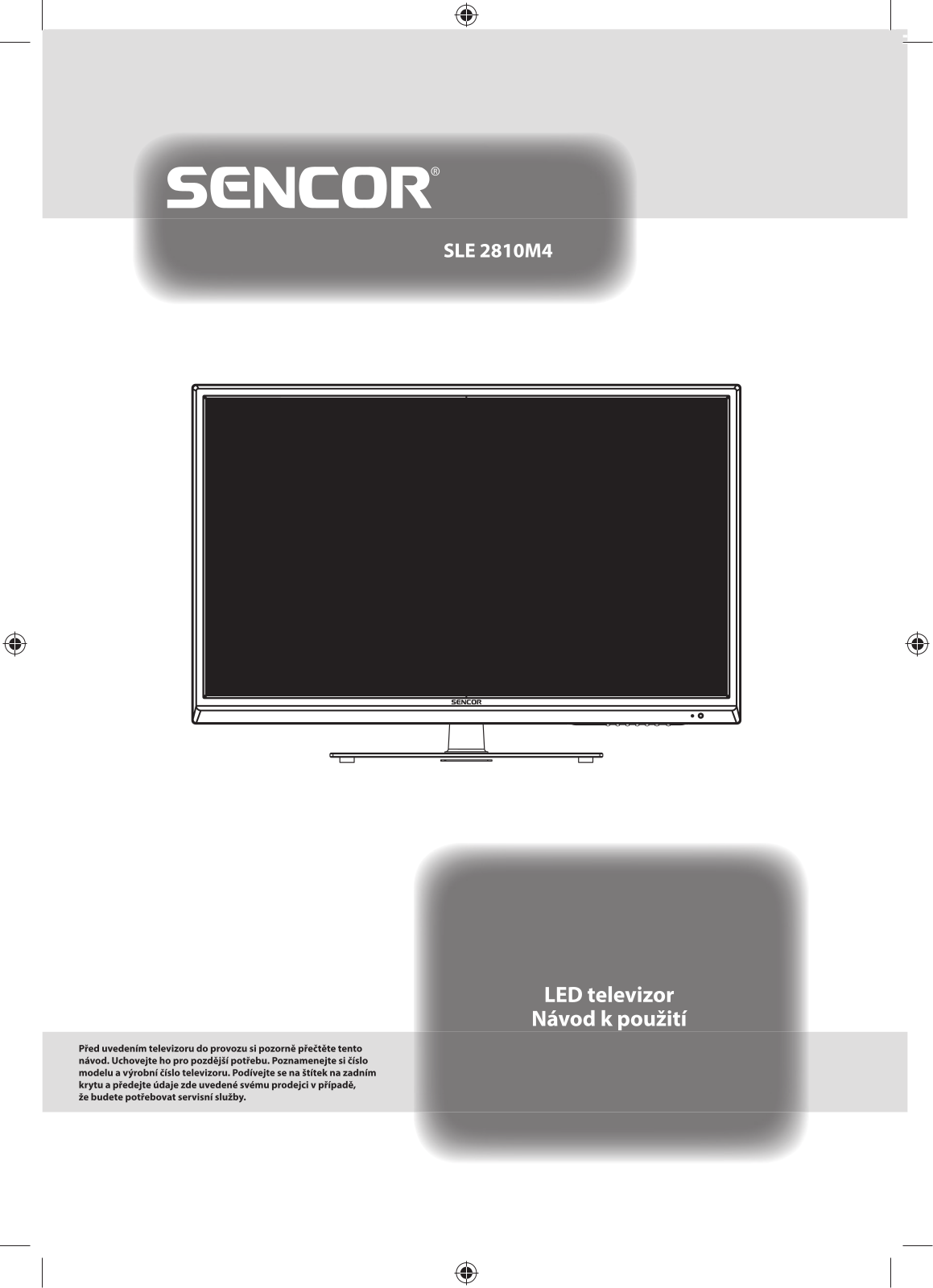 Sencor SLE 2810M4 User Manual - ManualMachine.com