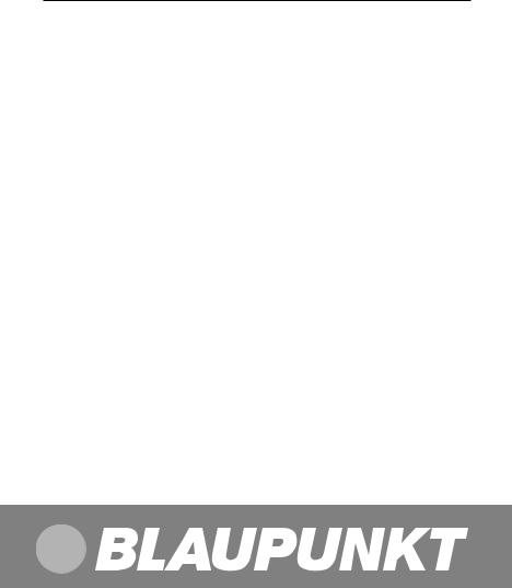 BLAUPUNKT A-RW 03-M User Manual