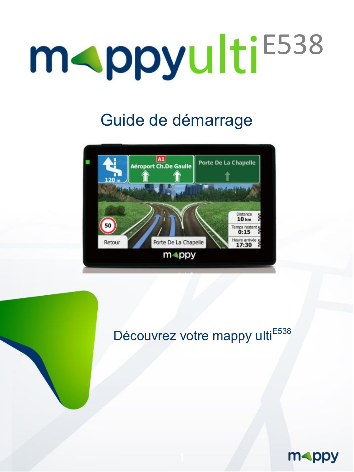 MAPPY E538 Guide de démarrage