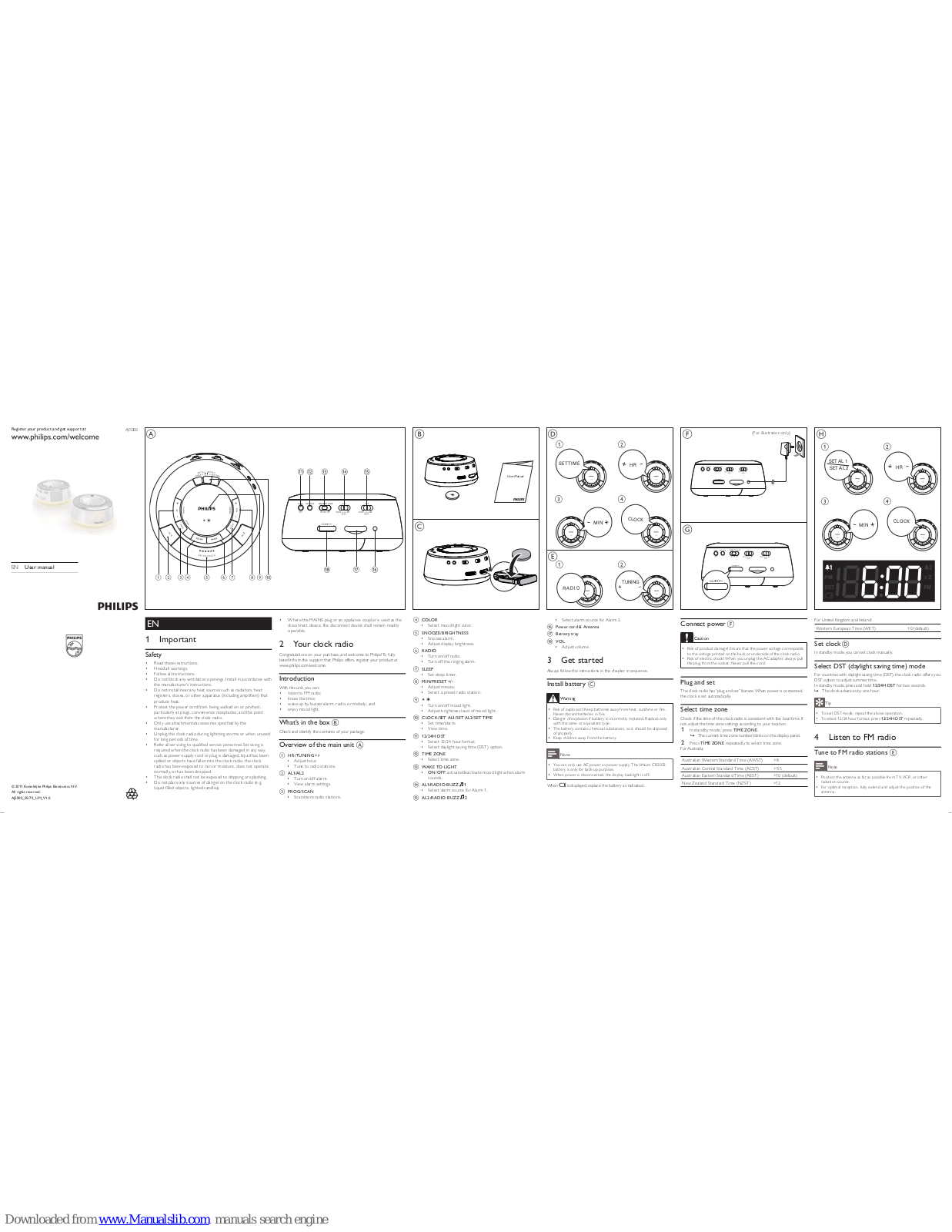 Philips AJ5000/05, AJ5000 User Manual