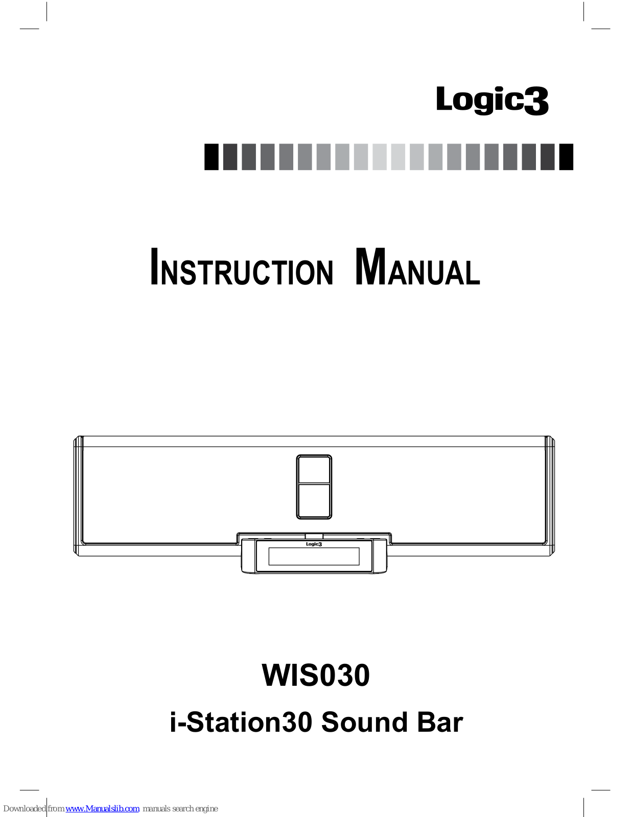 Logic3 WIS030, i-Station30 Instruction Manual