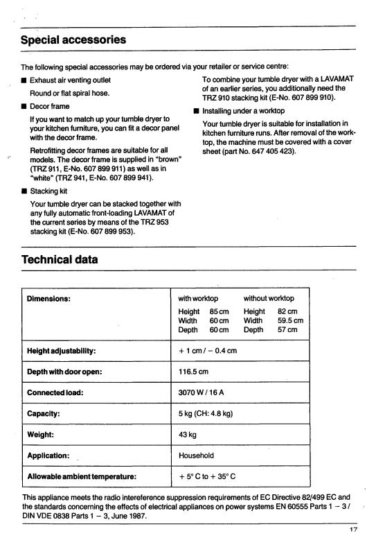 AEG Lavatherm 620 w User Manual