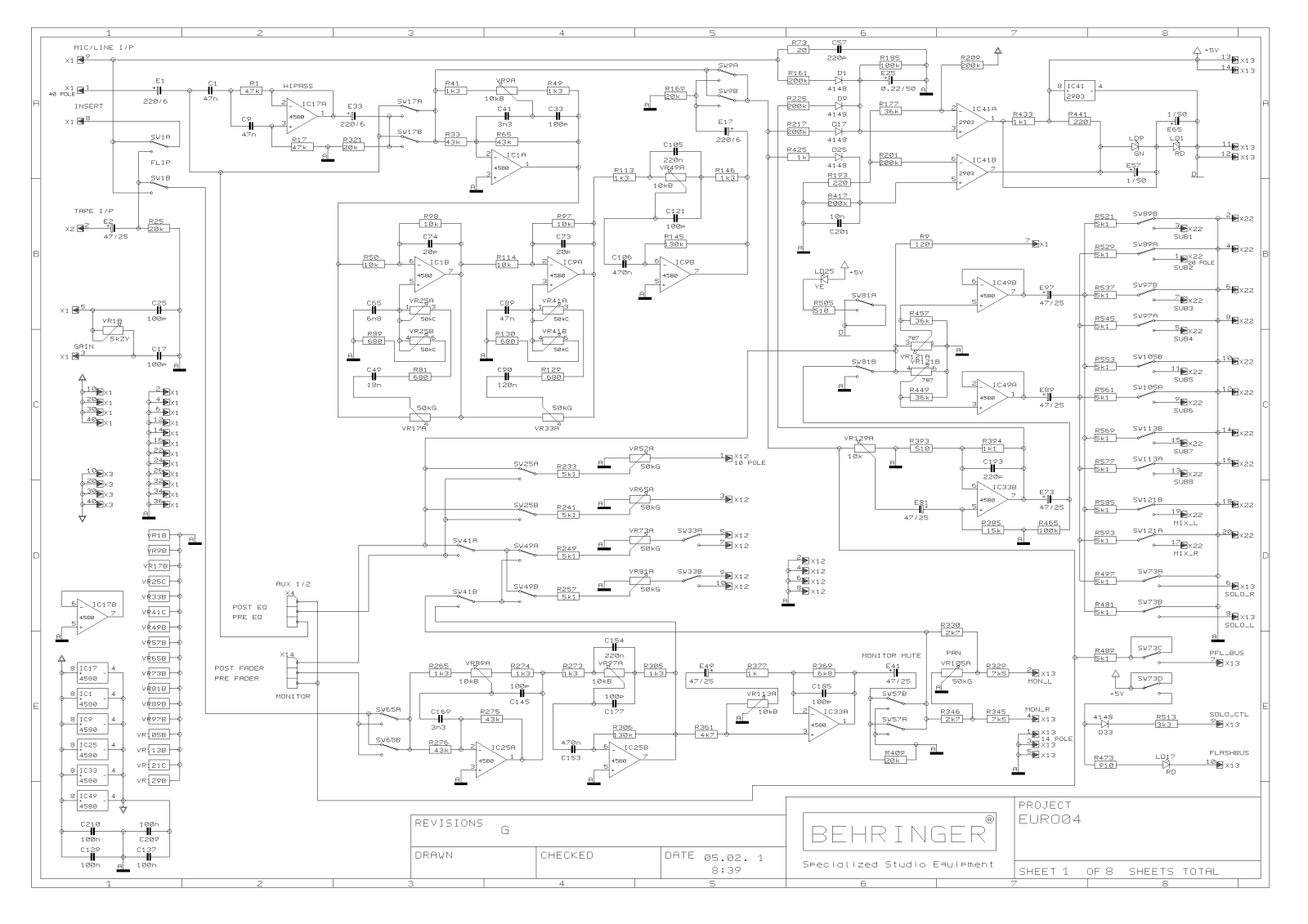 Behringer mx8000 User Manual