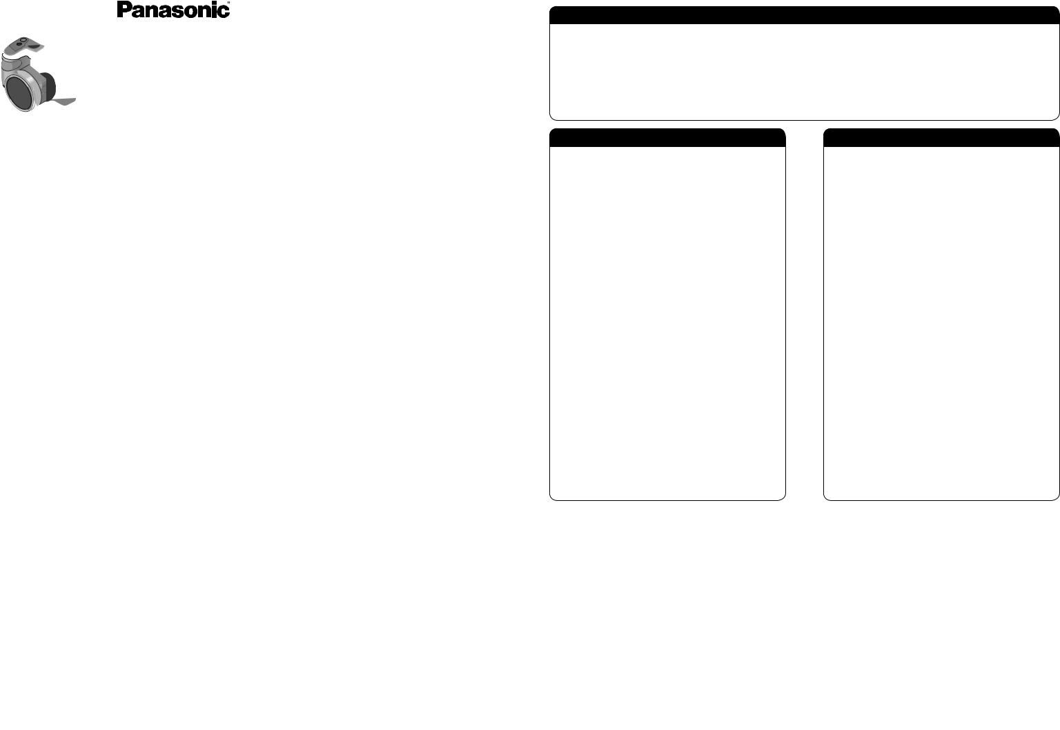 Panasonic DMC-LZ30 User Manual