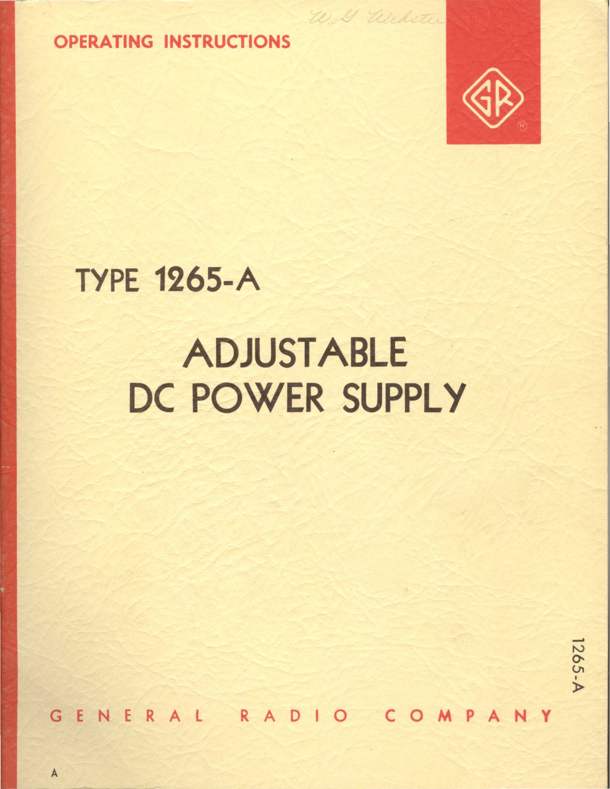 General Radio 1265 User Manual - ManualMachine.com