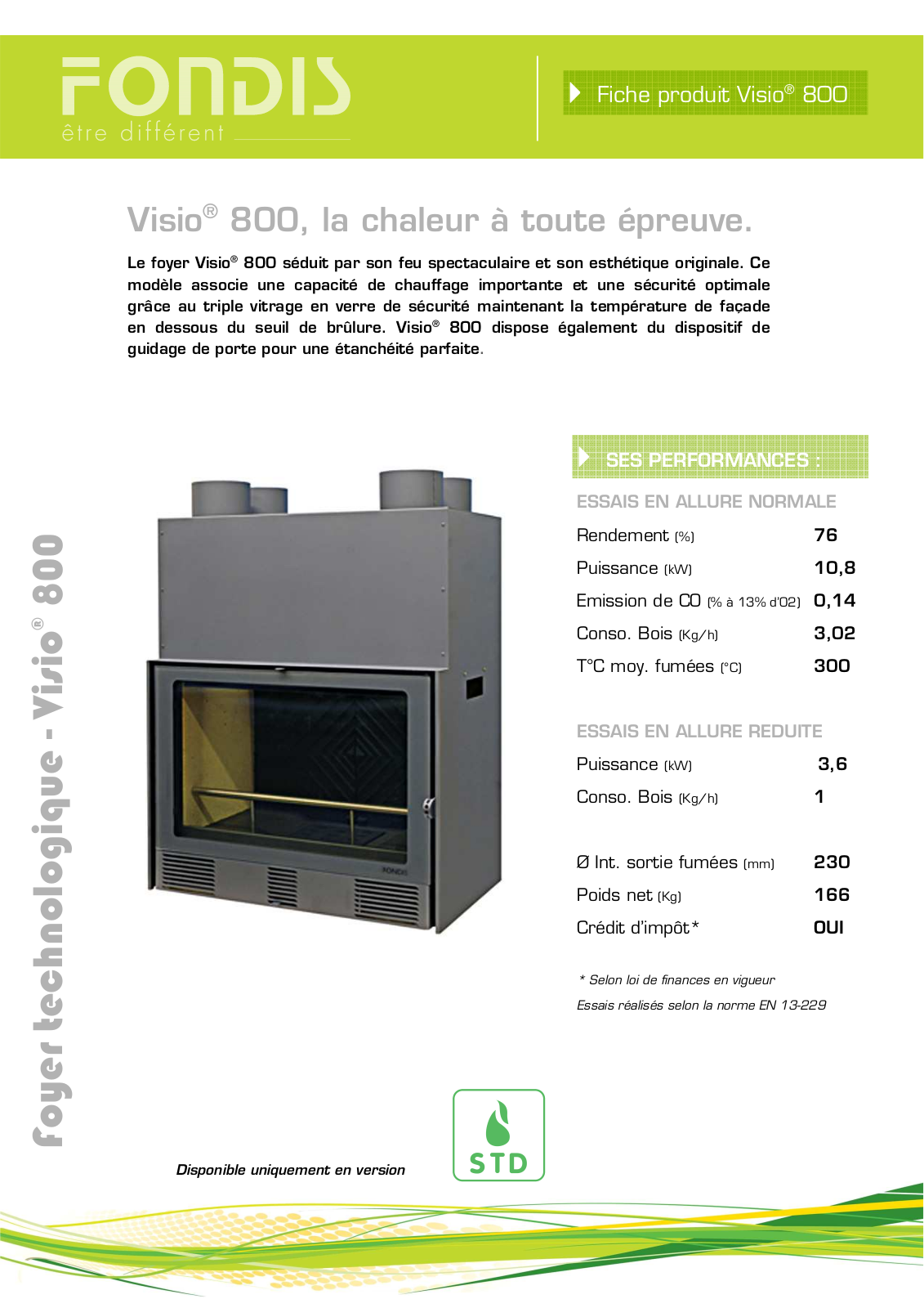 FONDIS VISIO 800 User Manual