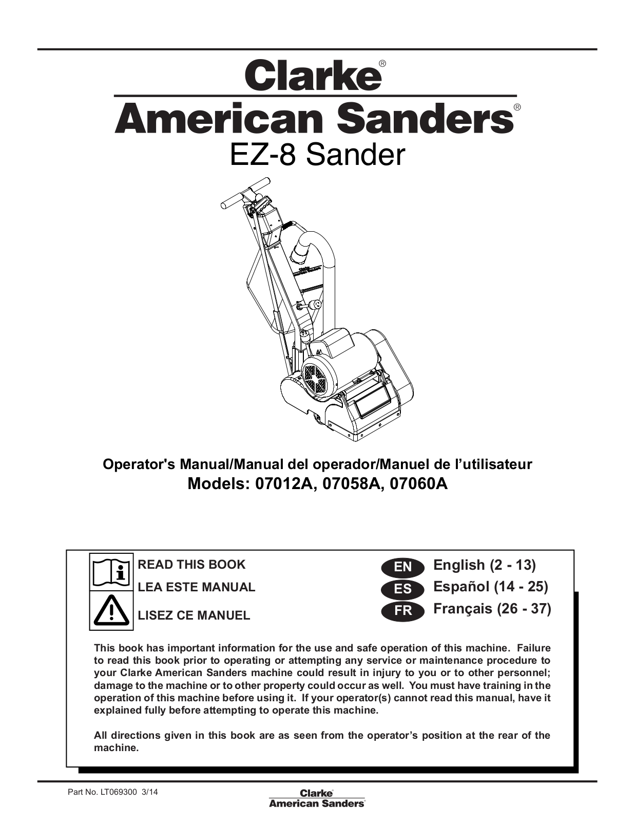 American Sanders EZ-8 User Manual - ManualMachine.com