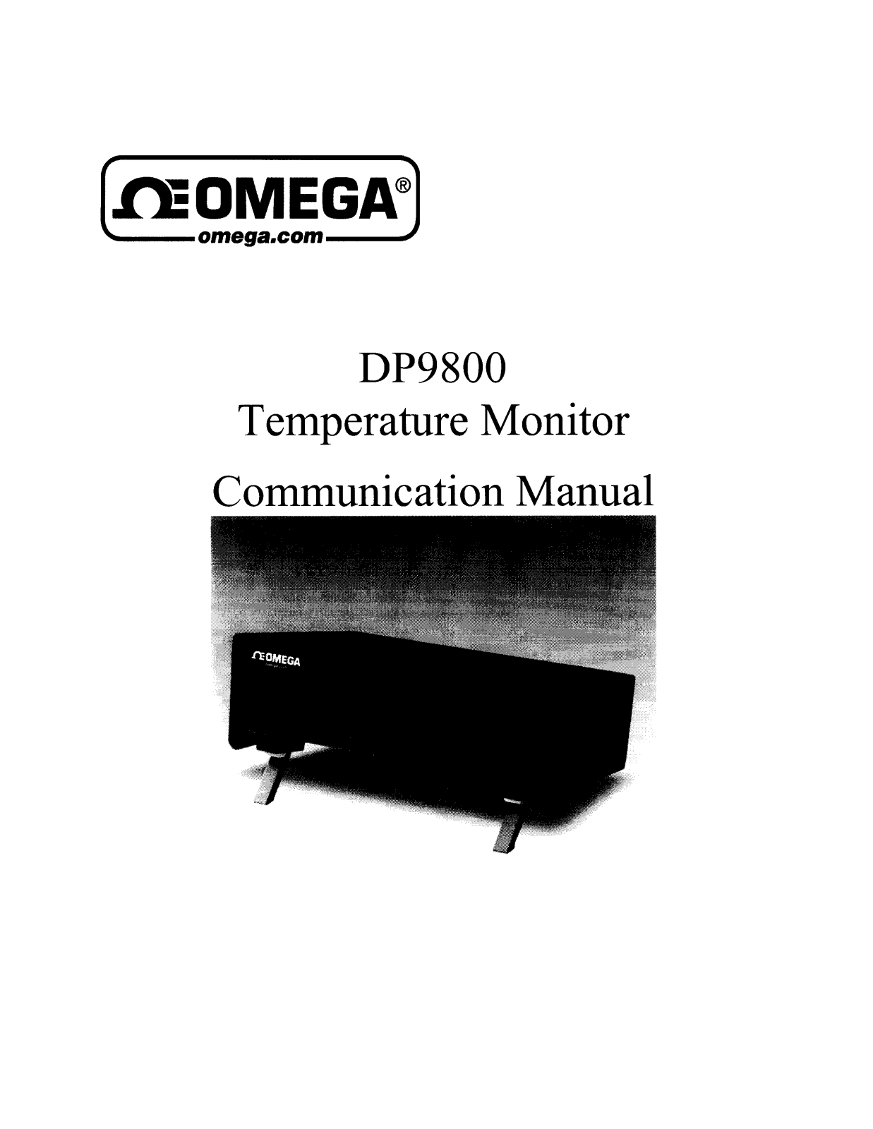 Omega DP9800 User guide - ManualMachine.com