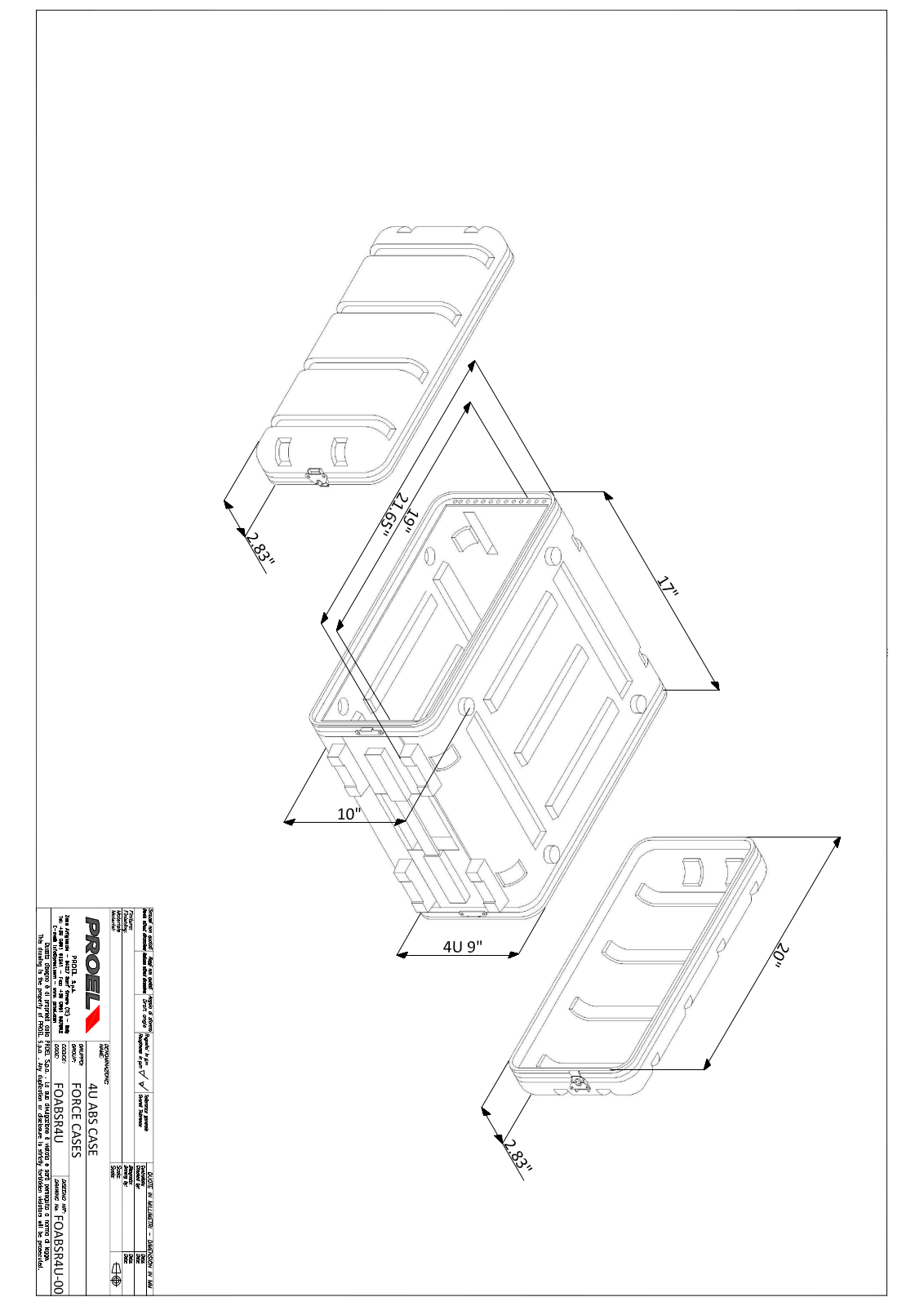 Proel FOABSR4U Drawing