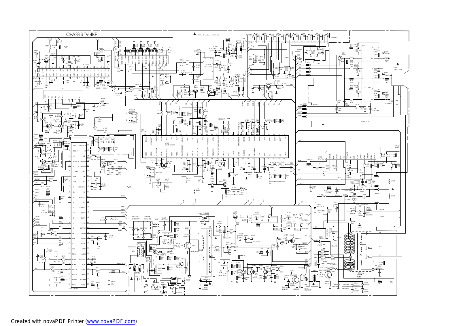 BEKO TV-4KF Schematic