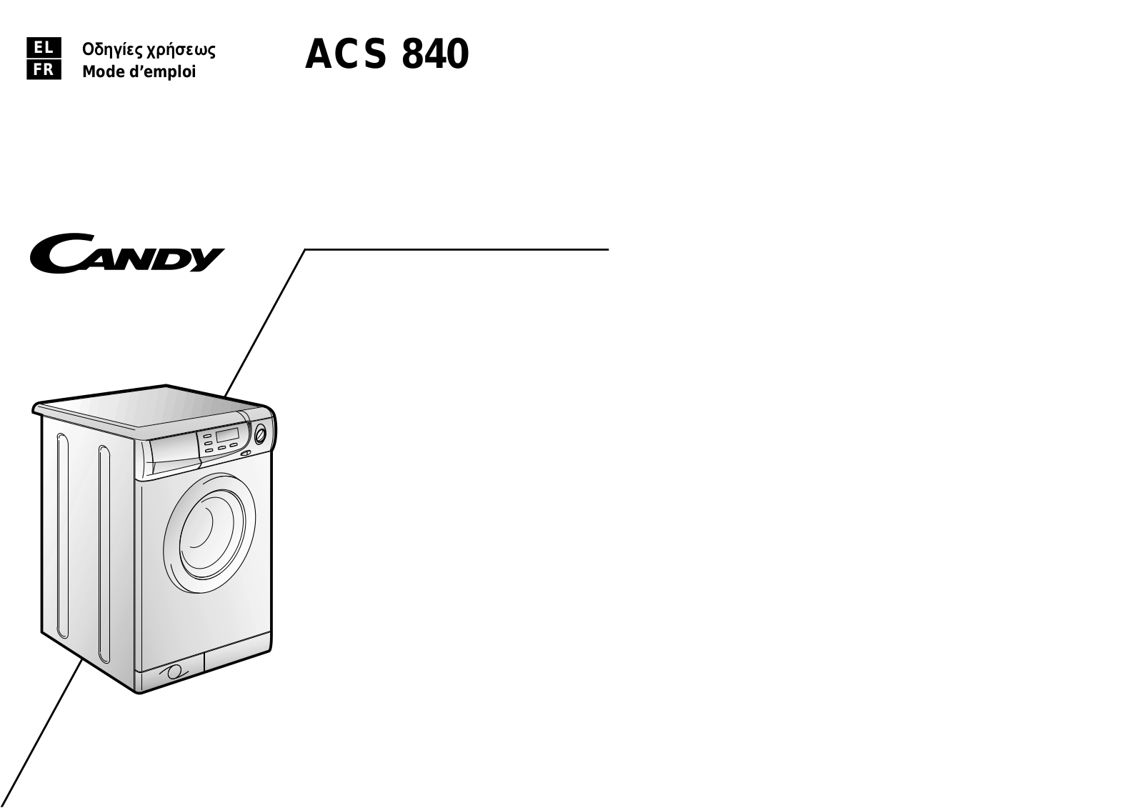 Candy ACS840 SY User Manual