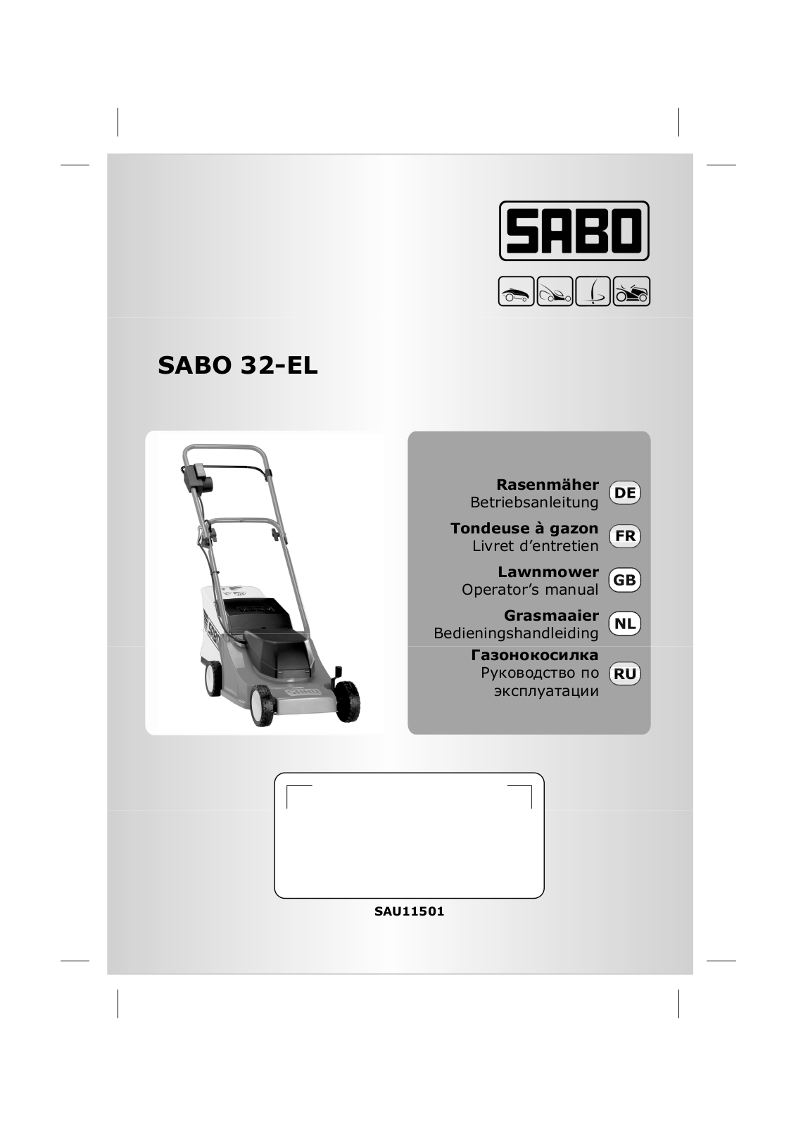 SABO 32-EL User Manual