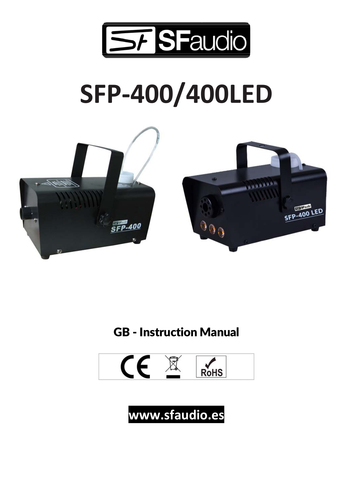 SFaudio SFP-400, SFP-400LED Instruction Manual