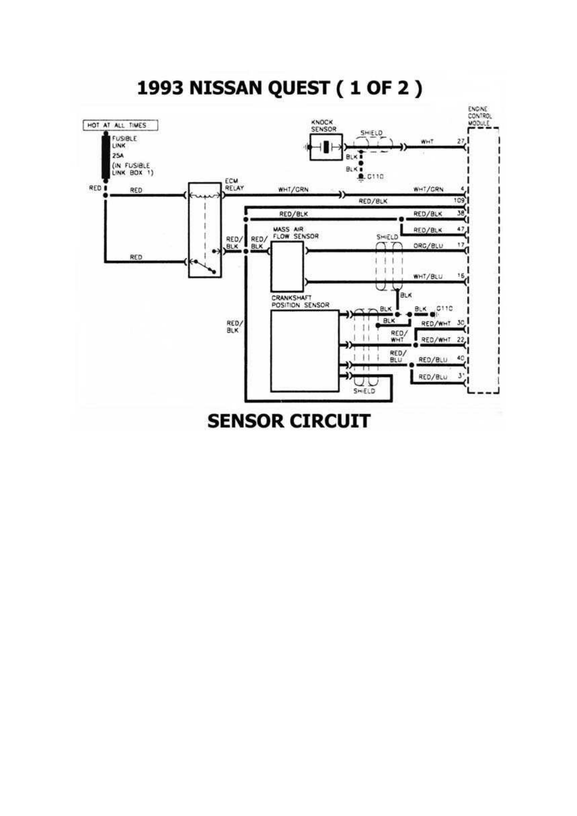 FORD Quest 7-11 esqnis34E Diagram