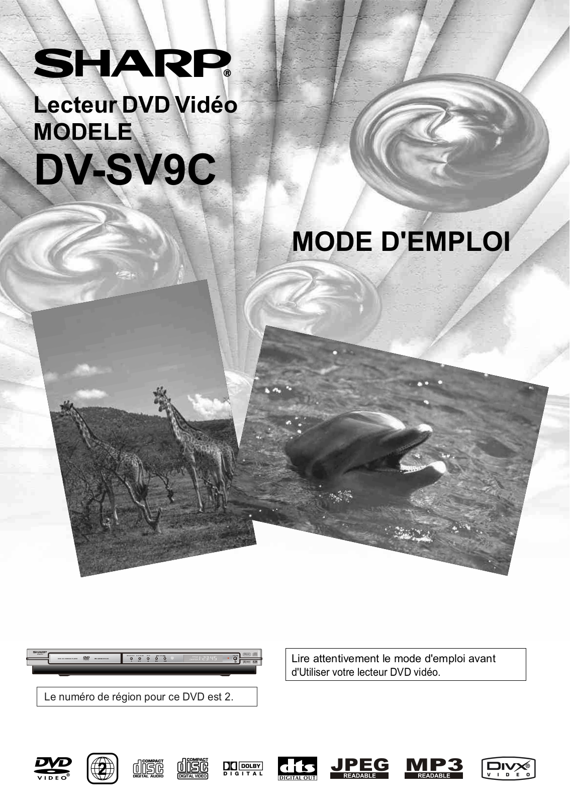 Sharp DV-SV9C User Manual