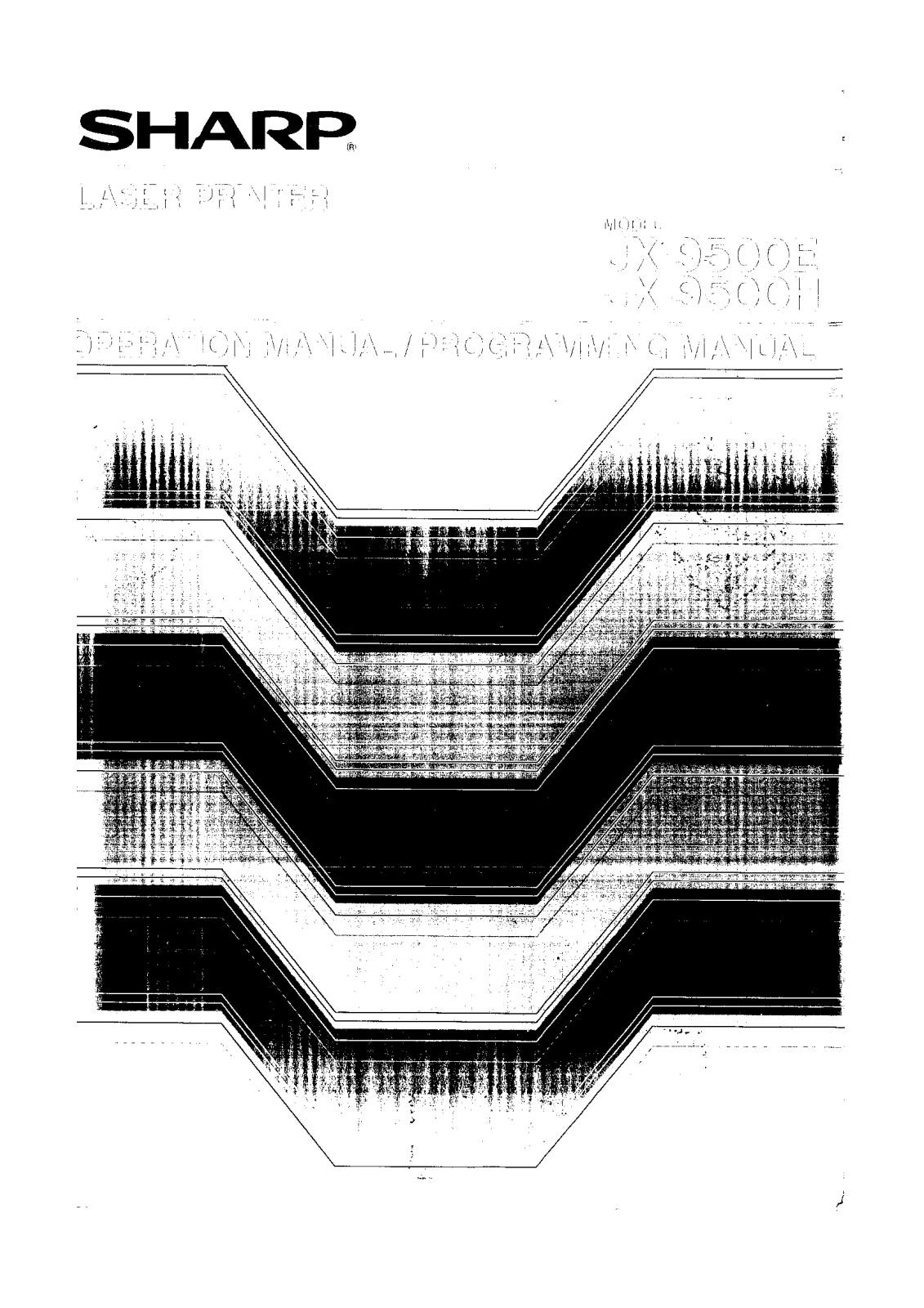 Sharp JX-9500E, JX-9500H Operating Manual