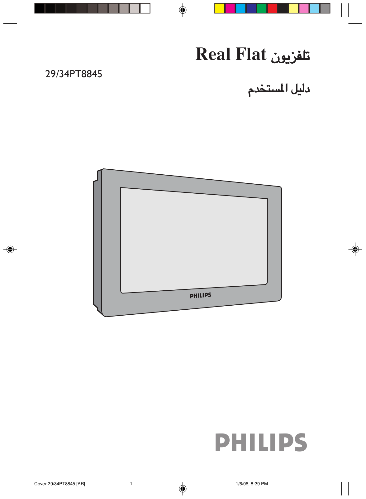 PHILIPS 34PT8845 User Manual