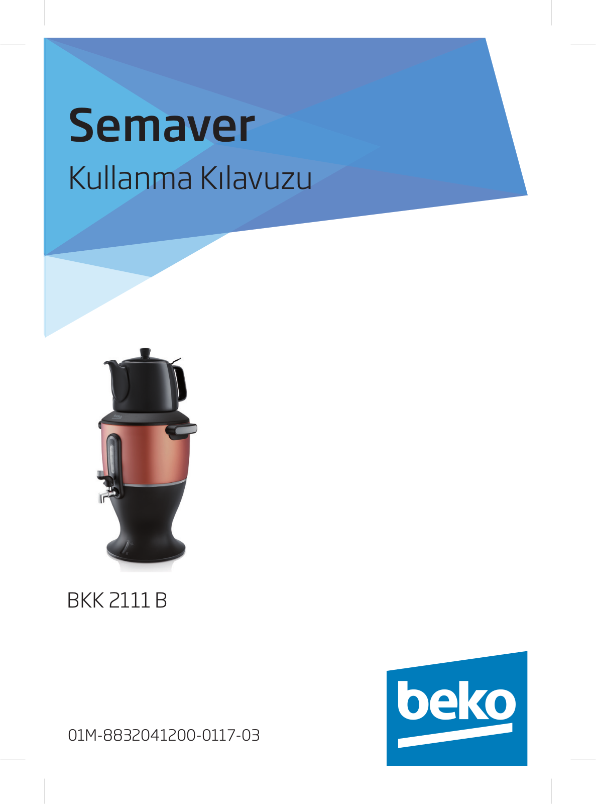 Beko BKK 2111 B User manual