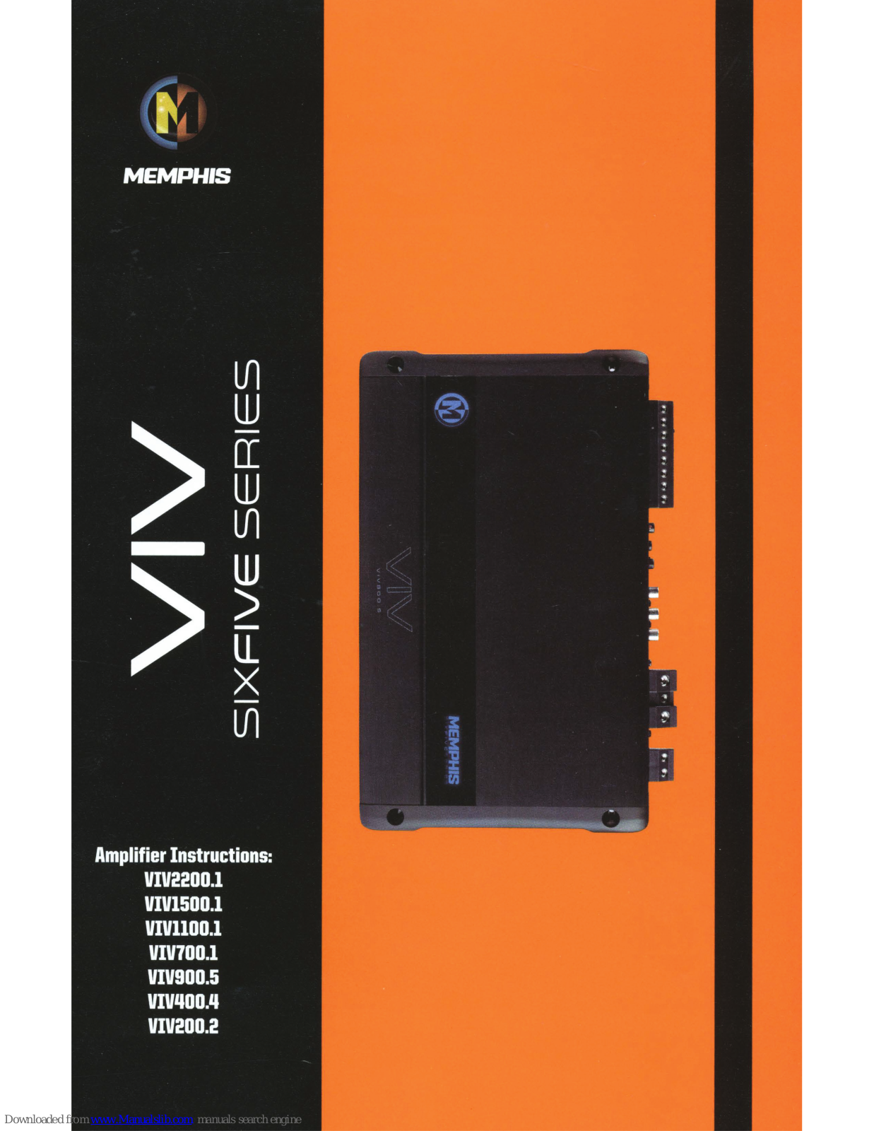 Memphis VIV Sixfive, VIV2200.1, VIV1500.1, VIV1100.1, VIV700.1 User Manual - ManualMachine.com