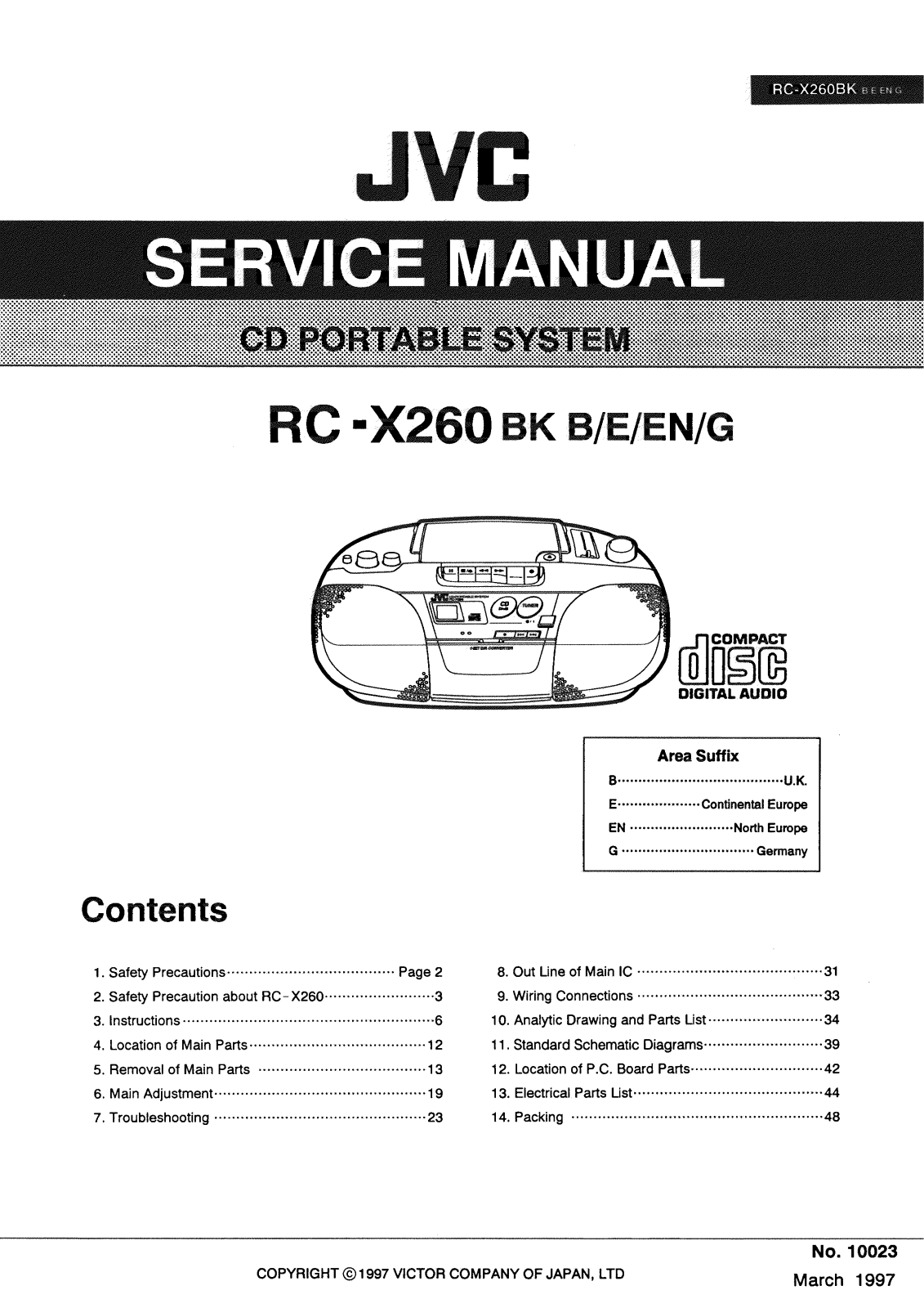 JVC RC-X260BK Service Manual
