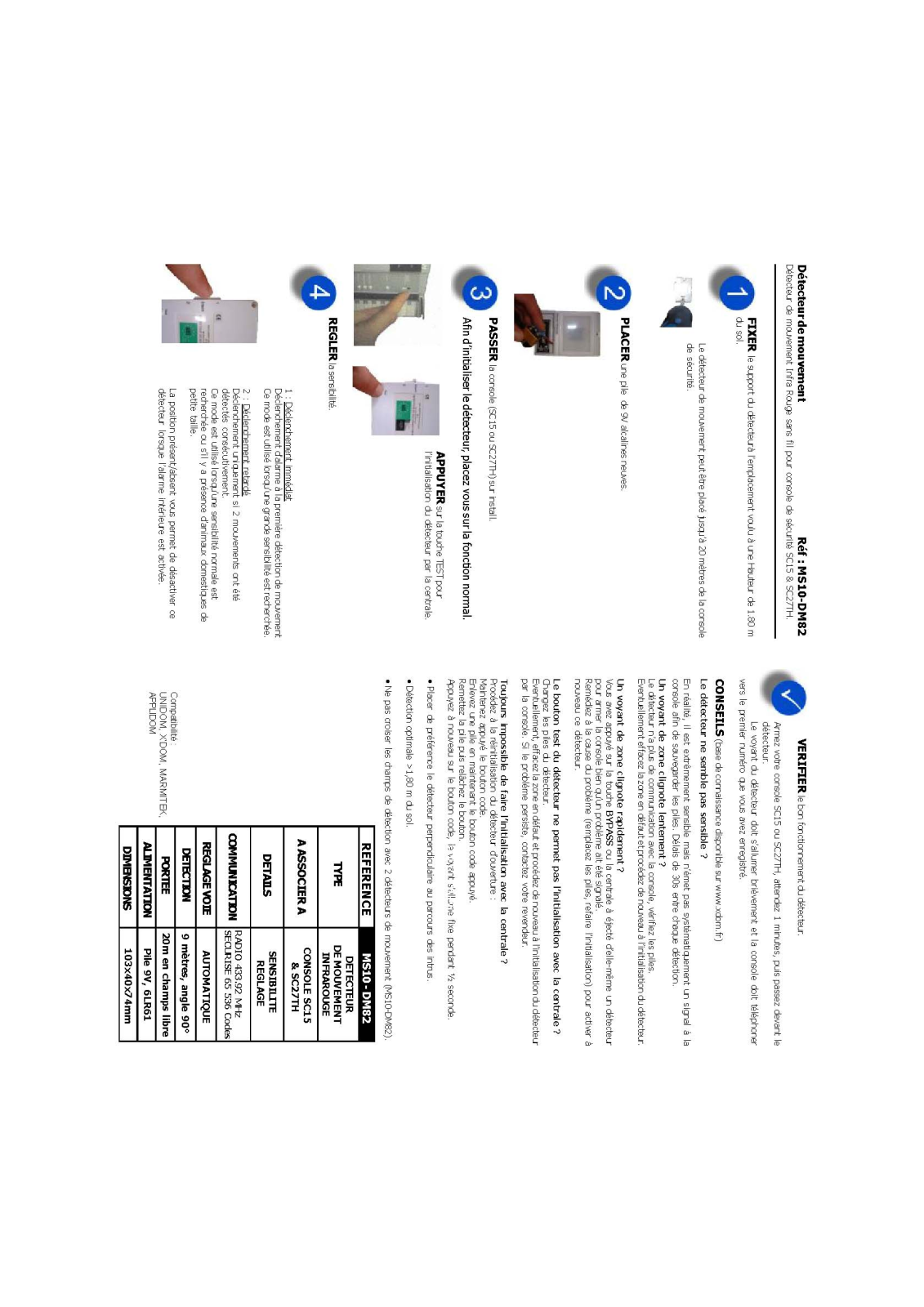 X10 MS10-DM82 DATASHEET