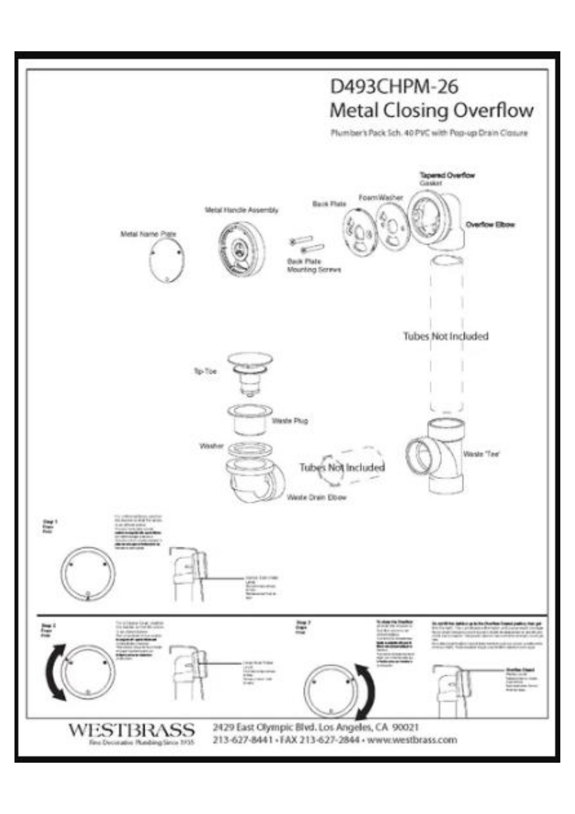 Westbrass WTB10183 Specifications - ManualMachine.com