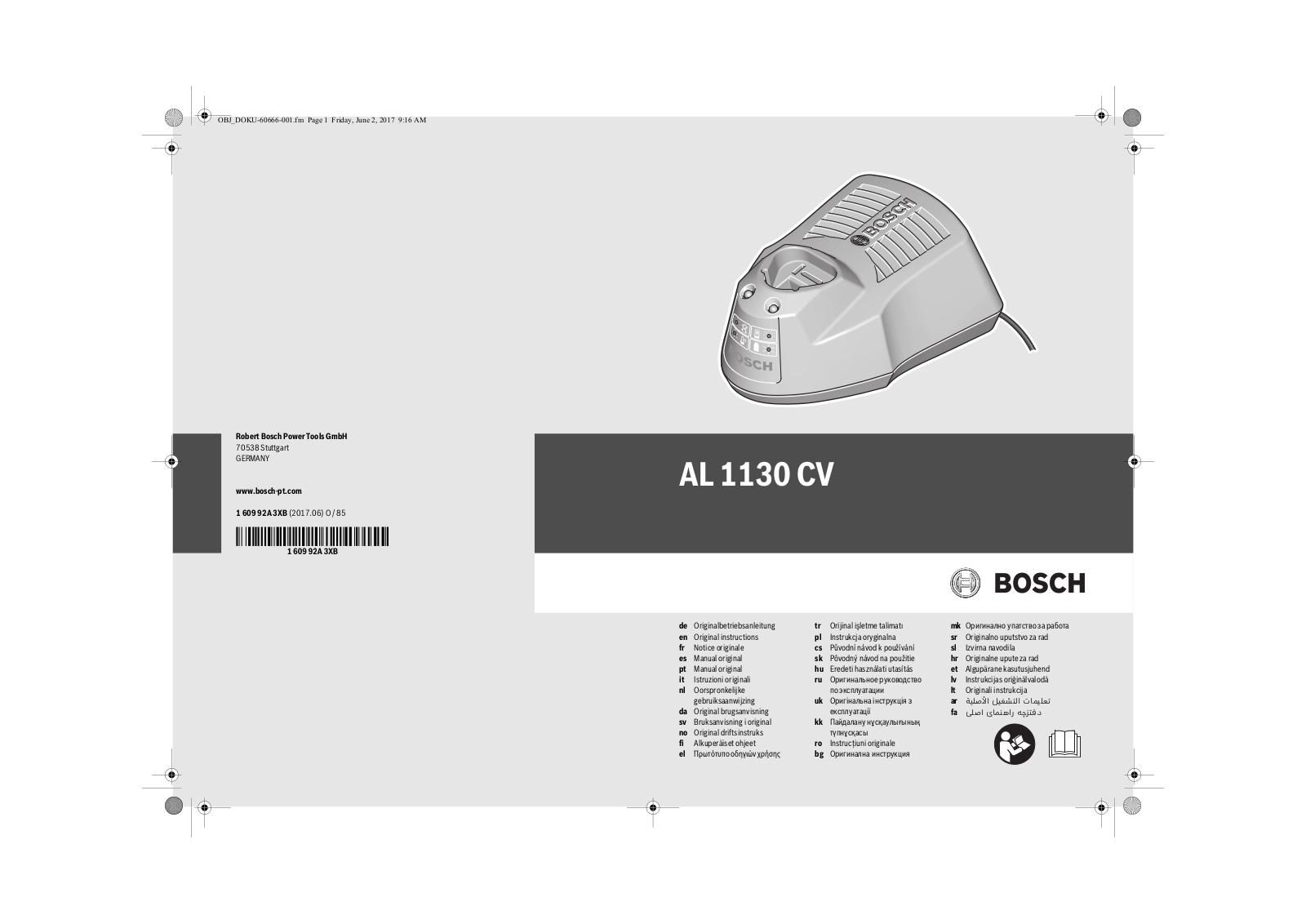 Bosch AL 1130 CV User Manual