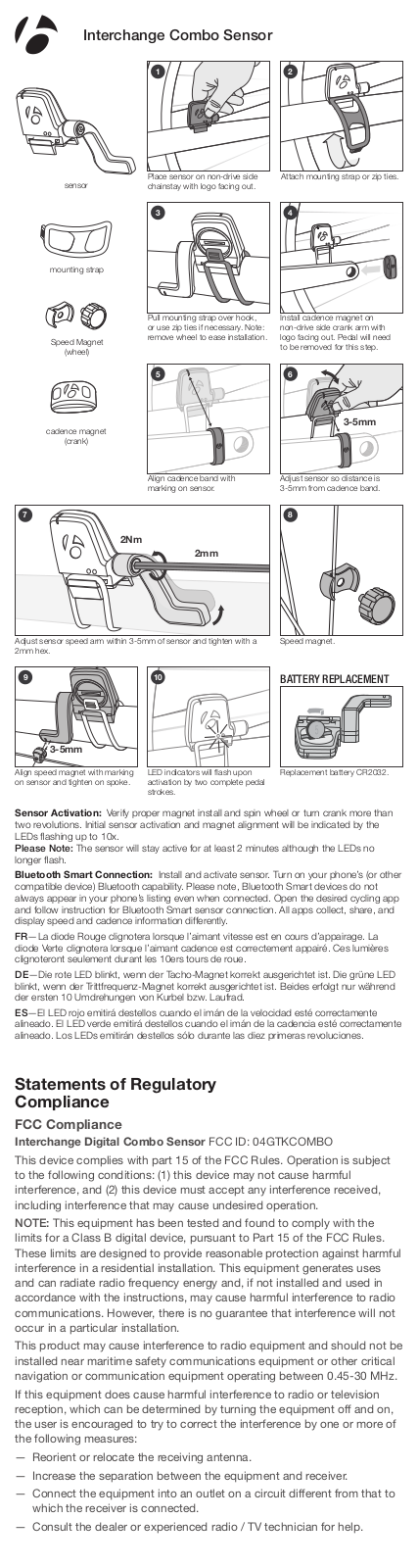 Bontrager 438482 Quick Start Manual - ManualMachine.com
