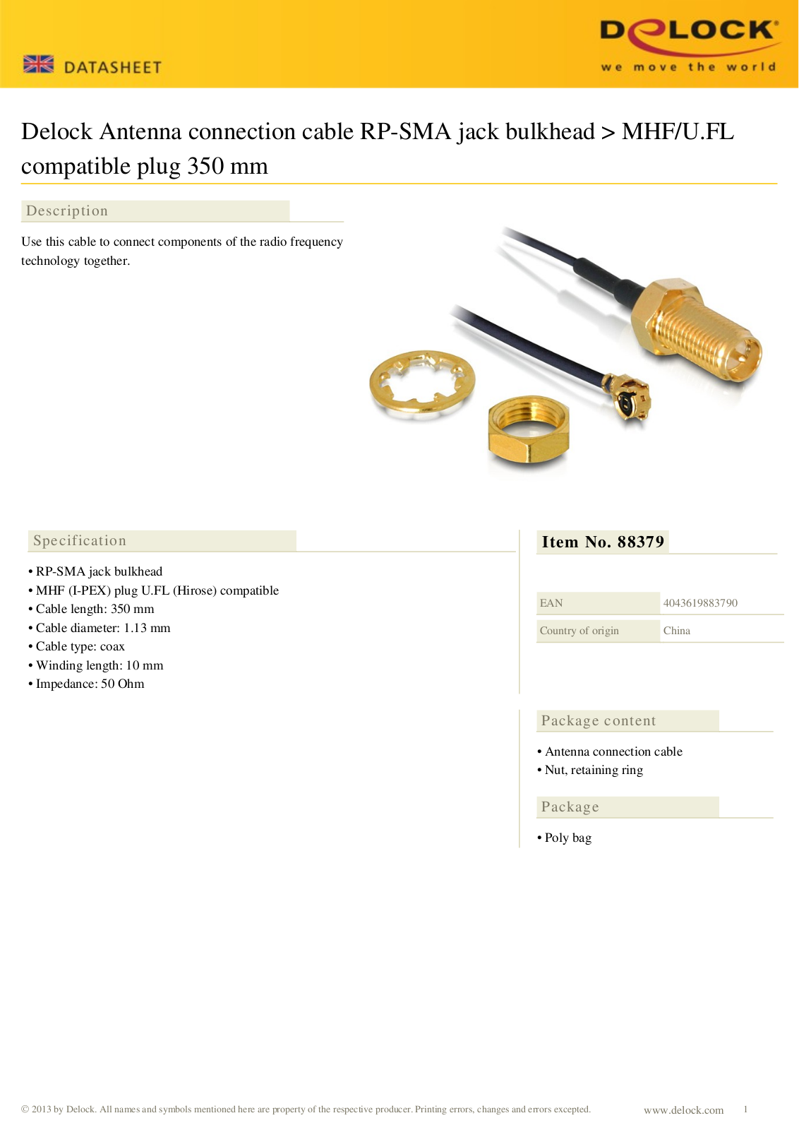 DeLOCK 88379 User Manual